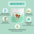 Pawhuggy Pet Ear Wipes — 100 Wipes · Ear Care & Odor Control