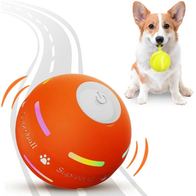Interactive Dog Toys Dog Ball, [Newly Upgraded] Durable Motion Activated Automatic Rolling Ball Toys for/Small/Medium/Large Dogs, USB Rechargeable Springtok