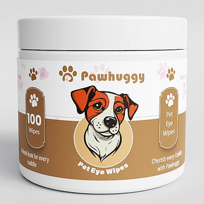 Pawhuggy Pet Eye Wipes — 100 Wipes · Tear Stain & Eye Care
