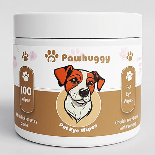 Pawhuggy Pet Eye Wipes — 100 Wipes · Tear Stain & Eye Care