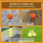 Interactive Dog Toys Dog Ball, [Newly Upgraded] Durable Motion Activated Automatic Rolling Ball Toys for/Small/Medium/Large Dogs, USB Rechargeable Springtok