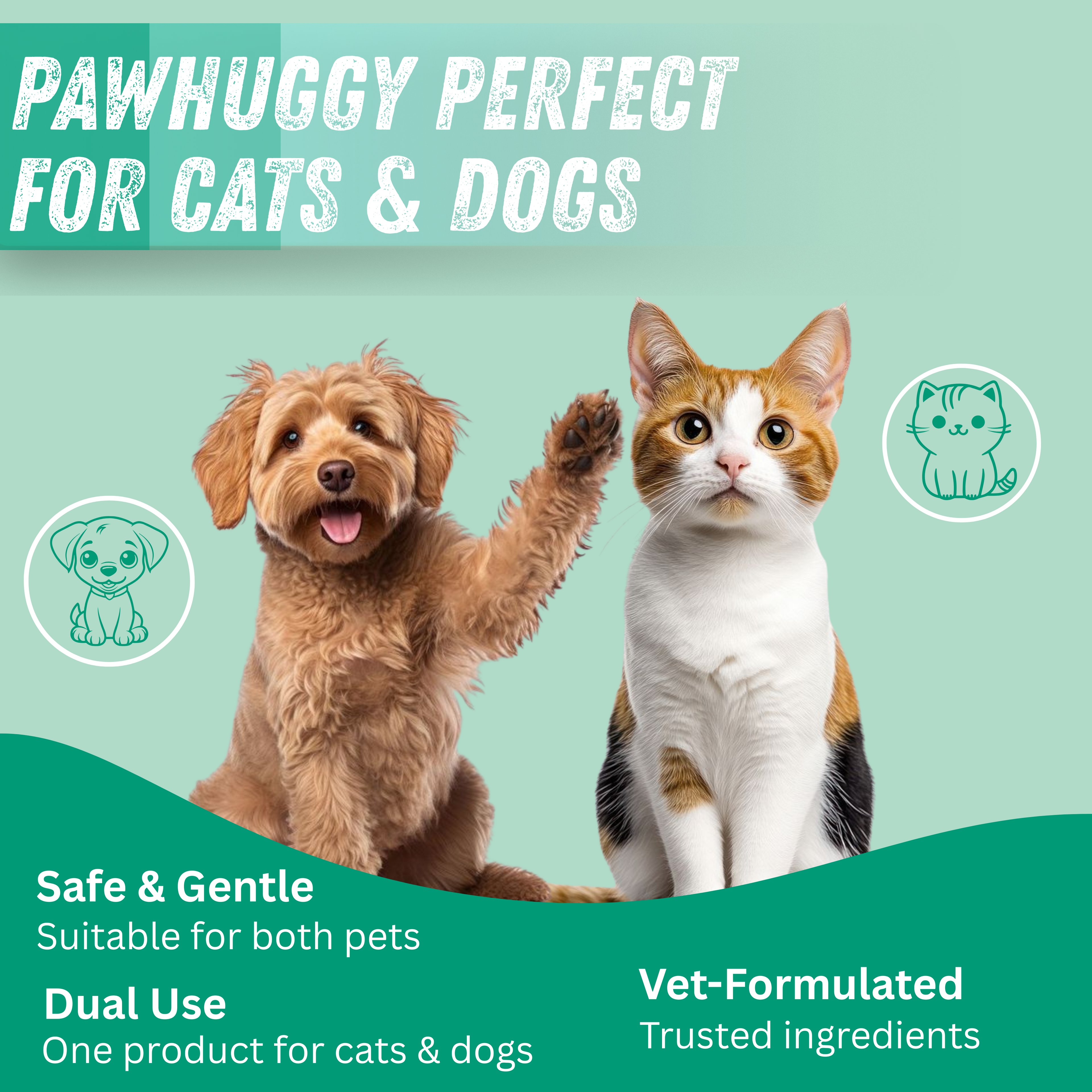 Pawhuggy Pet Ear Wipes — 100 Wipes · Ear Care & Odor Control
