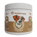 Pawhuggy Pet Eye Wipes — 100 Wipes · Tear Stain & Eye Care
